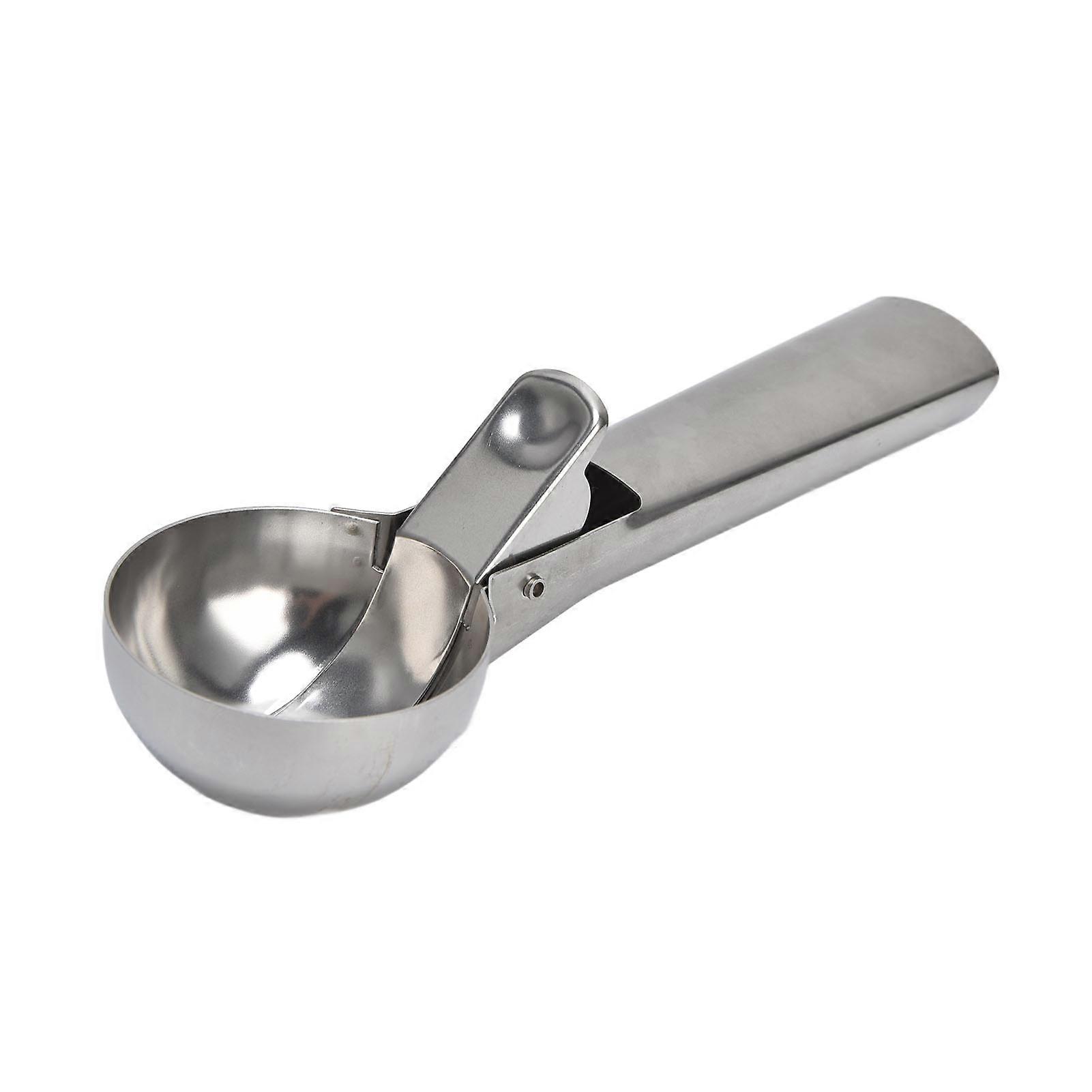 304 Ice Cream Spoon Trigger Thickened Ice Cream Ball Spoon for Home Kitchen