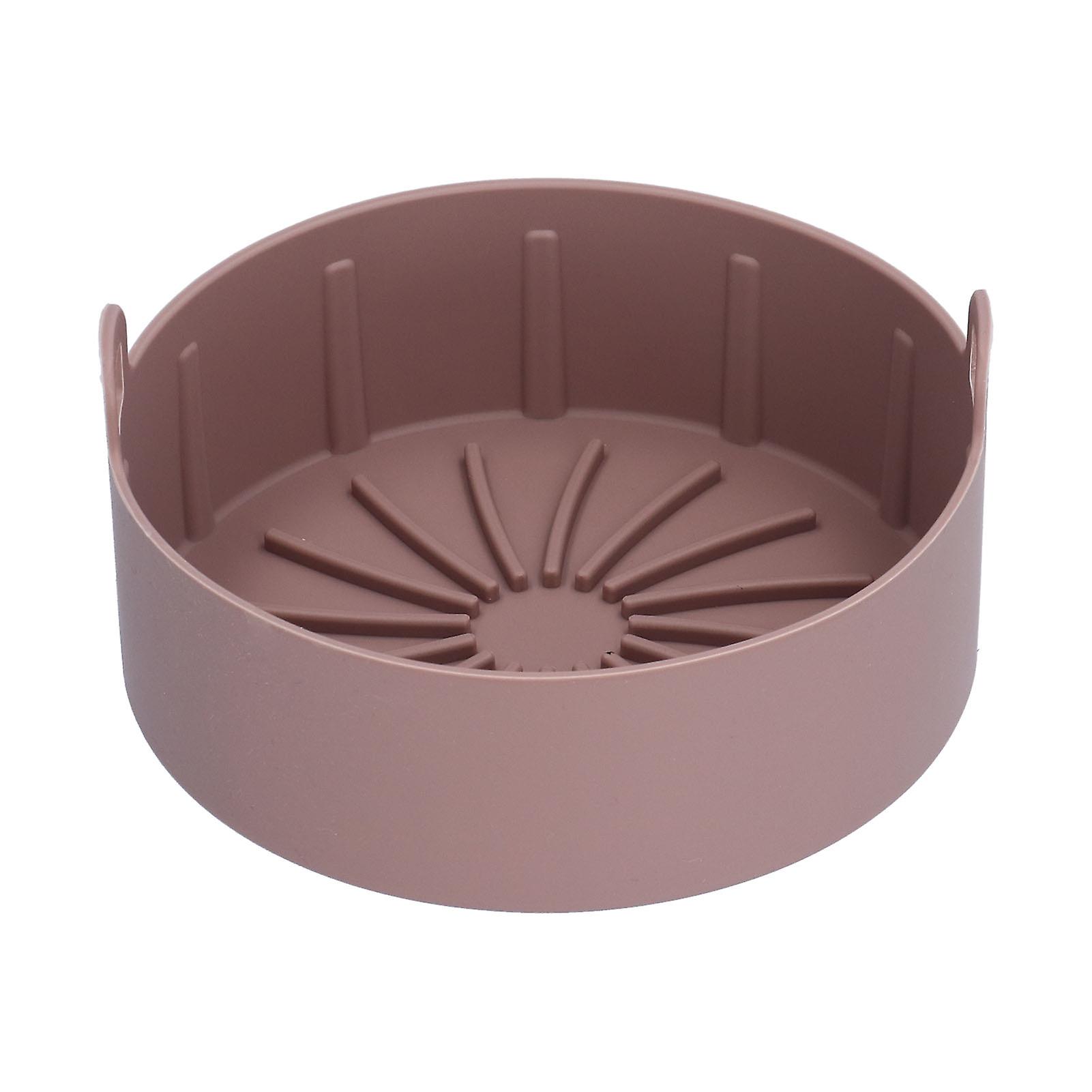 Panier de rechange réutilisable en silicone pour friteuse électrique, accessoire de cuisson, 20 ℃ à 220 ℃ (16 cm, café)