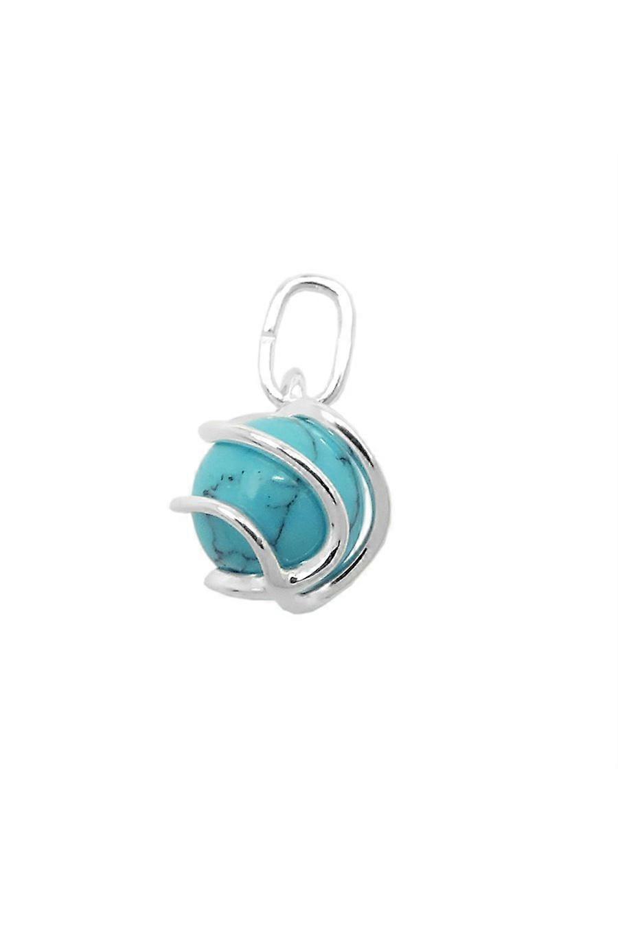 Pendant Wrapped Turquoise Silver 925 - Gl93851