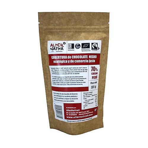 Chocolate coverage 70% Organic cocoa 1 kg of powder
