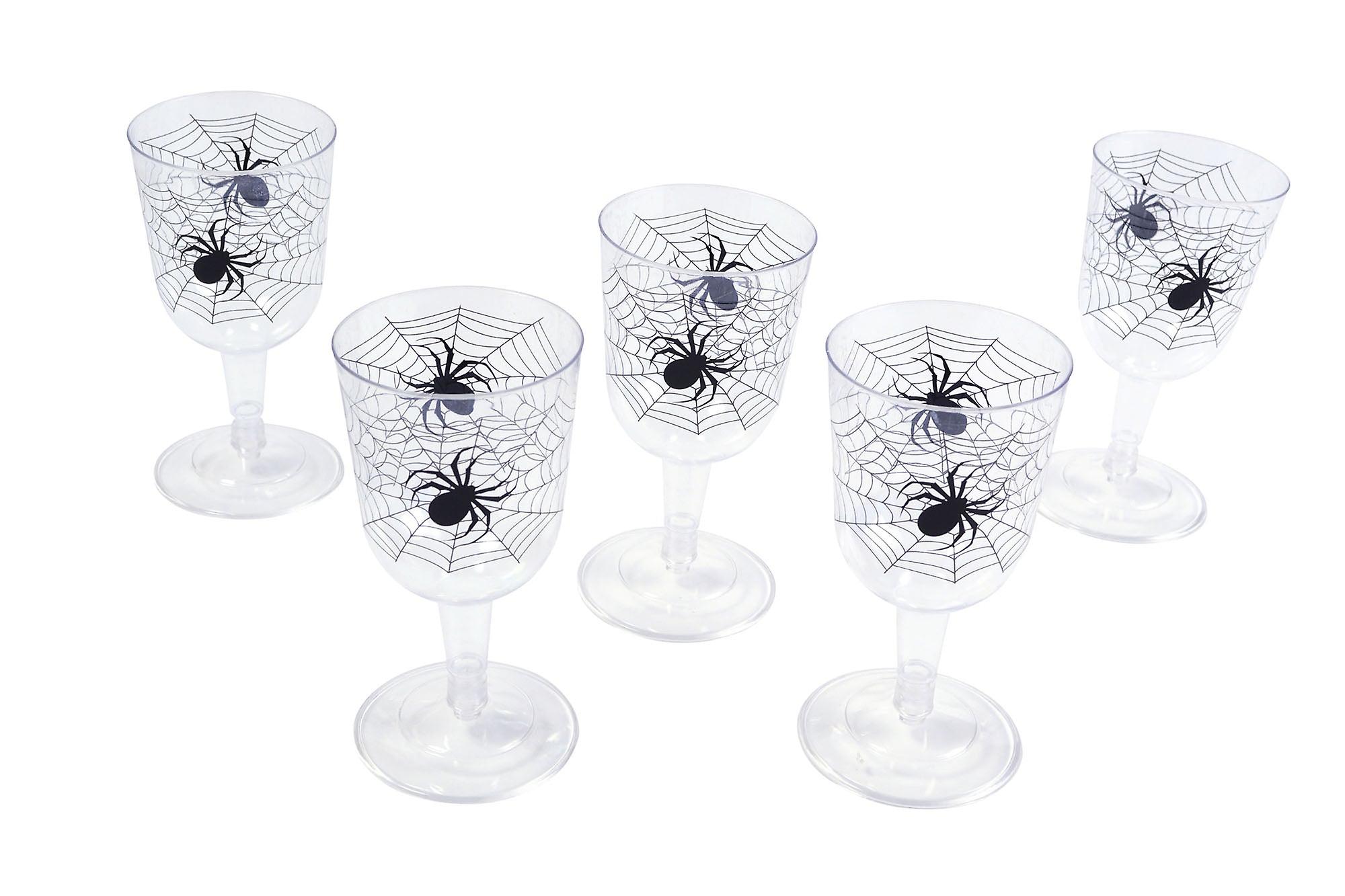 Spiderweb Goblet 6 Pieces In A Box Halloween Items Unisex Hi283