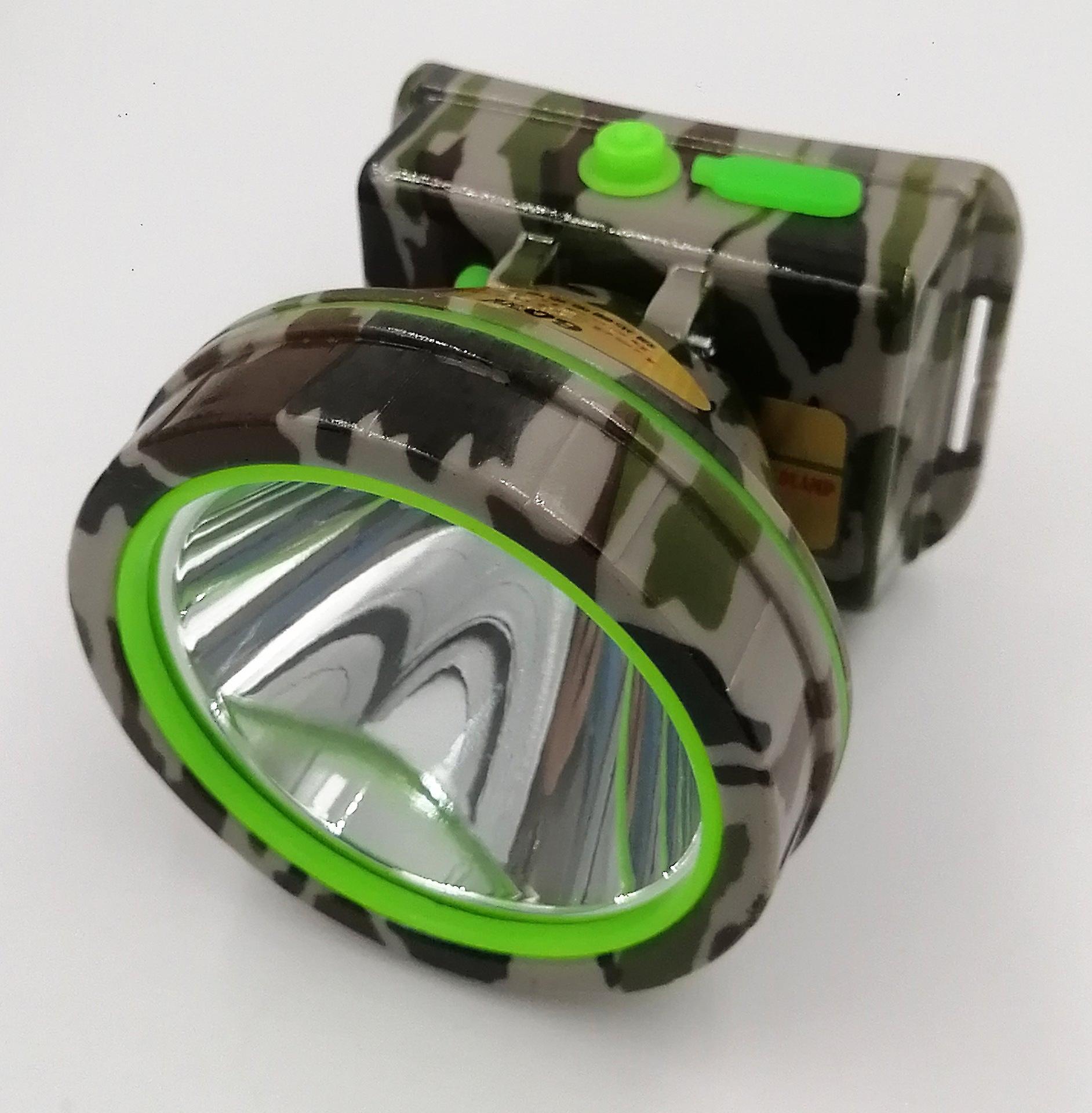 Headlamp Led Work Headlight Flashlight 688 78 Camouflage Lithium Battery Fishing Outdoor