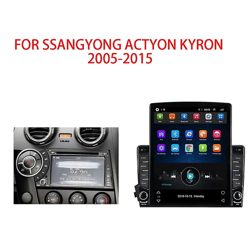 9.7" Android For Ssangyong Actyon Kyron 2005 -2015 Tesla Type Car Radio Multimedia Video Player