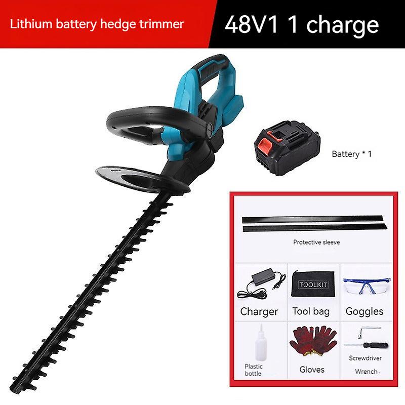 Electric Hedge Trimmer Household Fence Pruning Saw Rechargeable Cordless Grass Shear Garden Tool