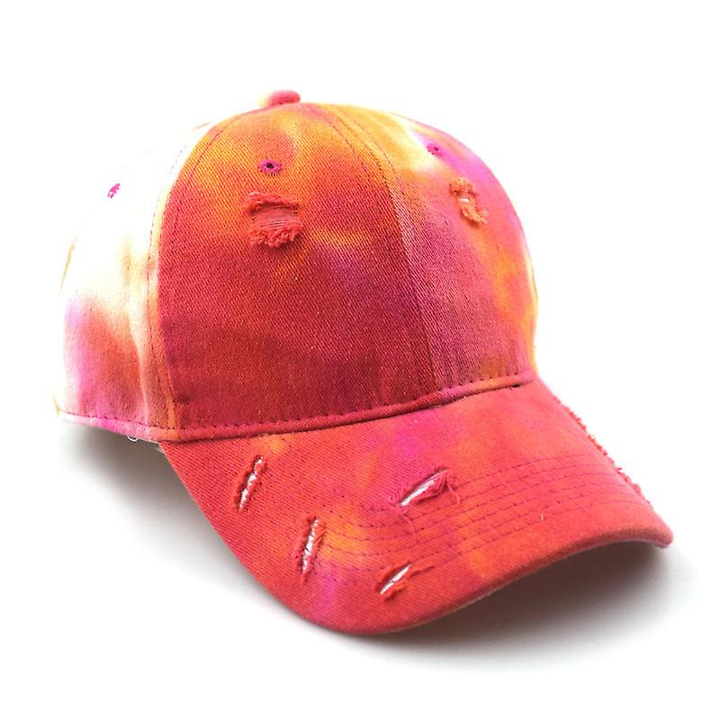 Baseball Cap 2022 Spring Summer Tie-dye Sun Protection Casual Peaked Cap