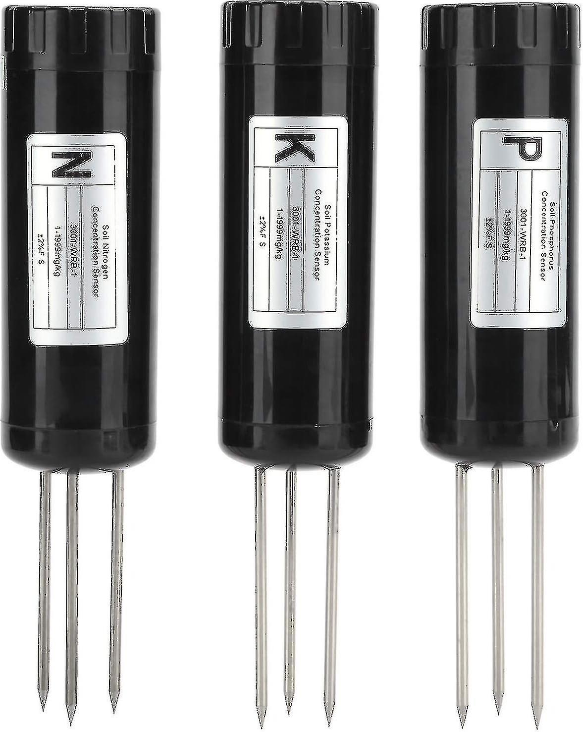 Professional Digital Soil Tester Kit For Npk - Silver Case Soil Meterss