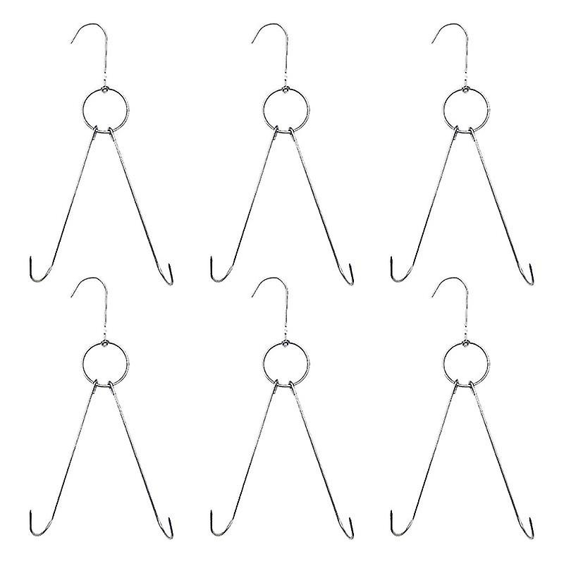 6pcs Double Hooks