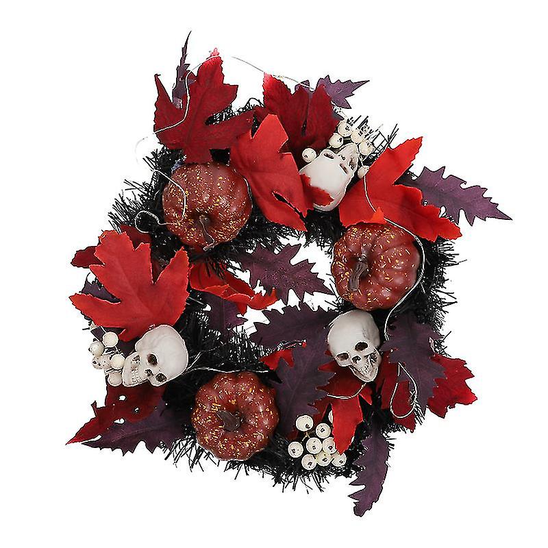 1pcs Wreath Hanging Decor For Halloween Decorations