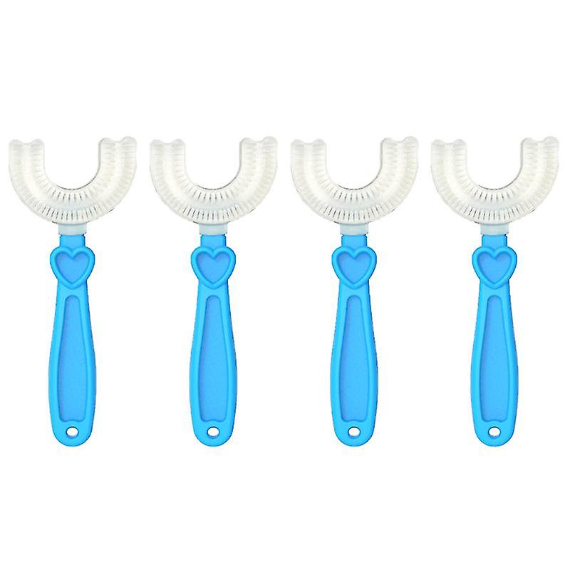 4pcs Portable Kids Toothbrush