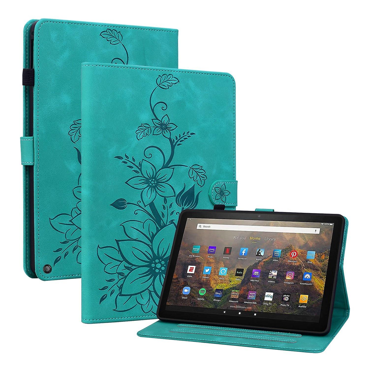 Embossed Leather Case For Amazon Fire HD8 2020/2022