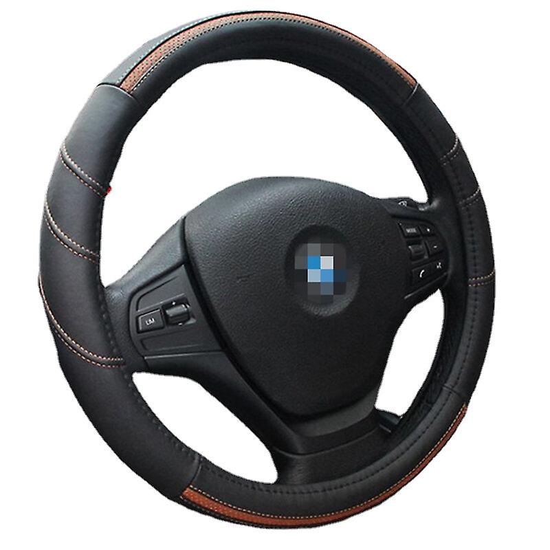 38Cm Auto Lenkradabdeckungen Four Seasons Universal Leder Autoabdeckung