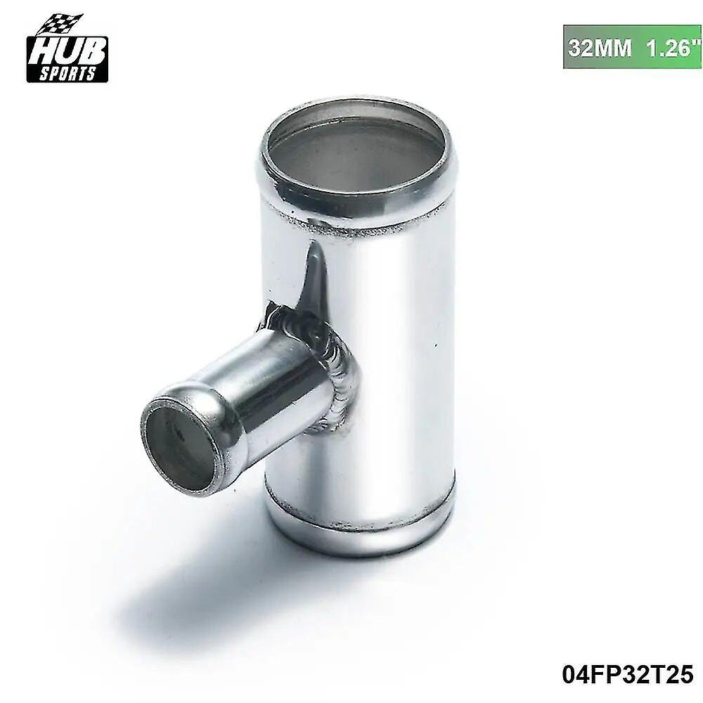 32mm 1.26" T-Piece Aluminum Intake Cooling Systems and Turbo Intercooler T-Pipe for 25mm OD BOV for