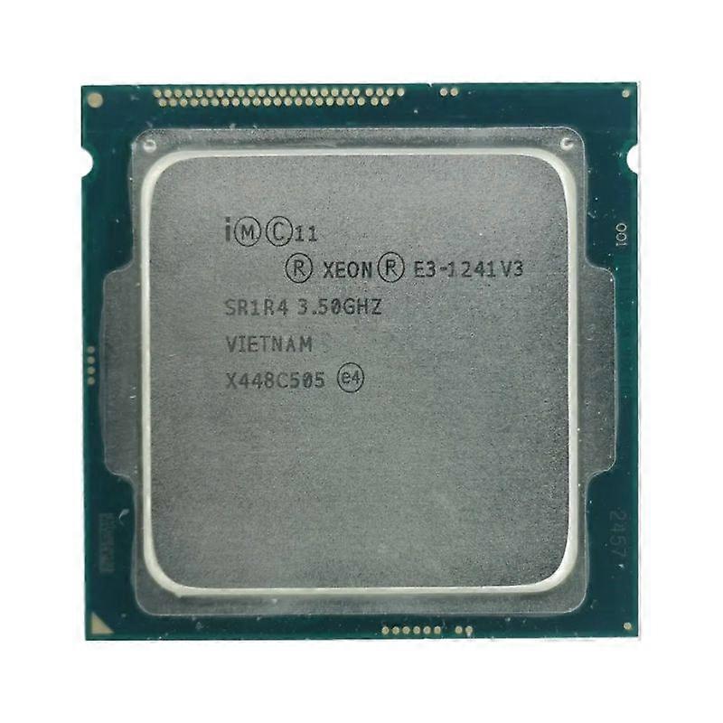 Xeon E3-1241V3 CPU - Socket LGA 1150 4 Cores 8 Threads 3.5GHz 8MB L3 Cache 80W.