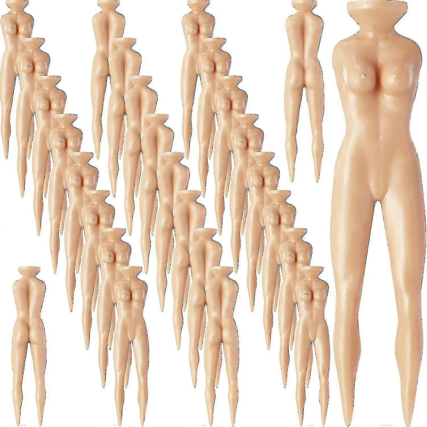 Golf Tee Ball Nail Nude Lady Model Plastic Model Golf Training 60 Pcs