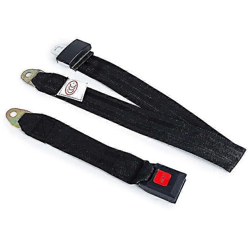 Universal 2-point adjustable retractable safety belt for car bus seats
