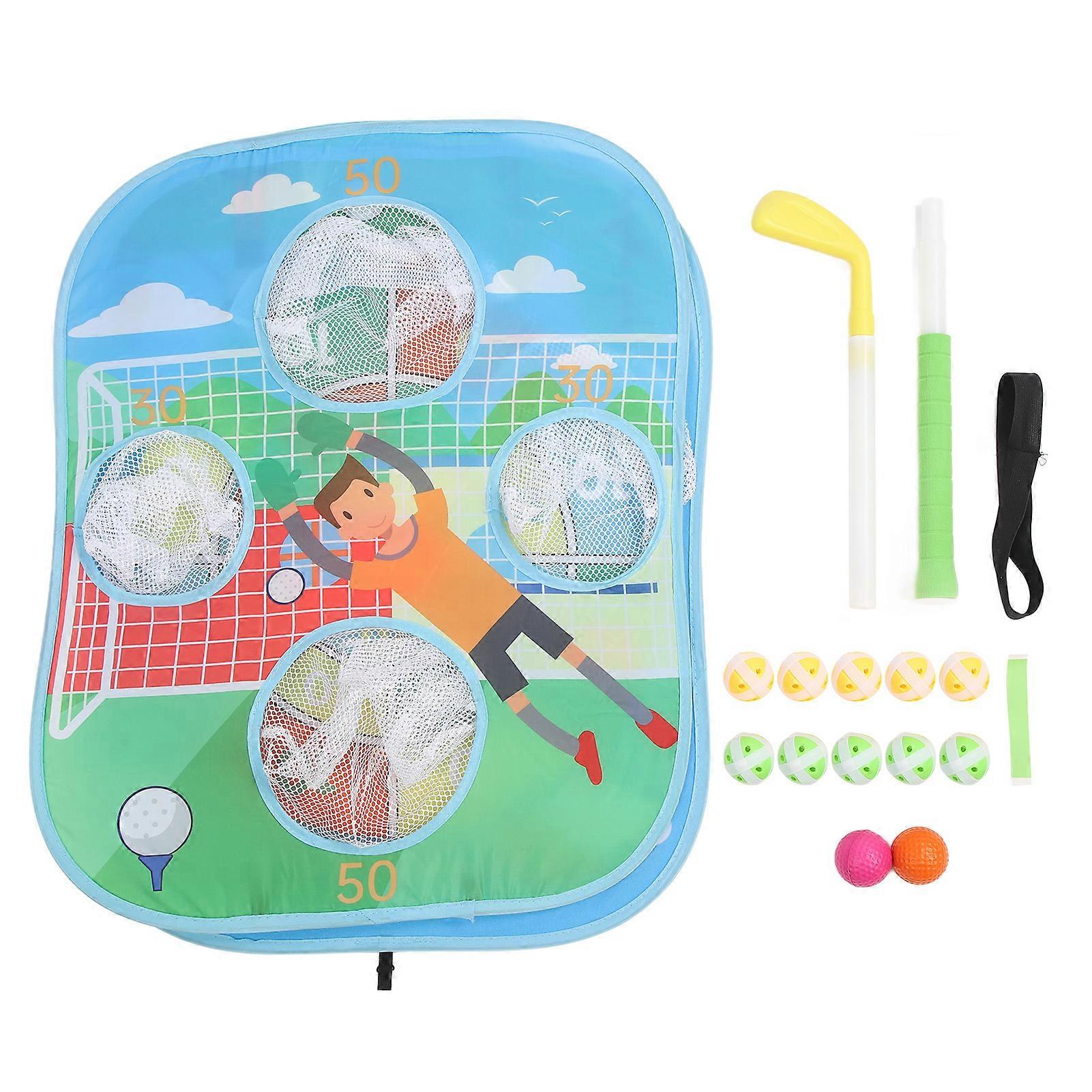 Foldable Golf Chipping Net for Kids with Safe Rounded Edges & 3-in-1 Target