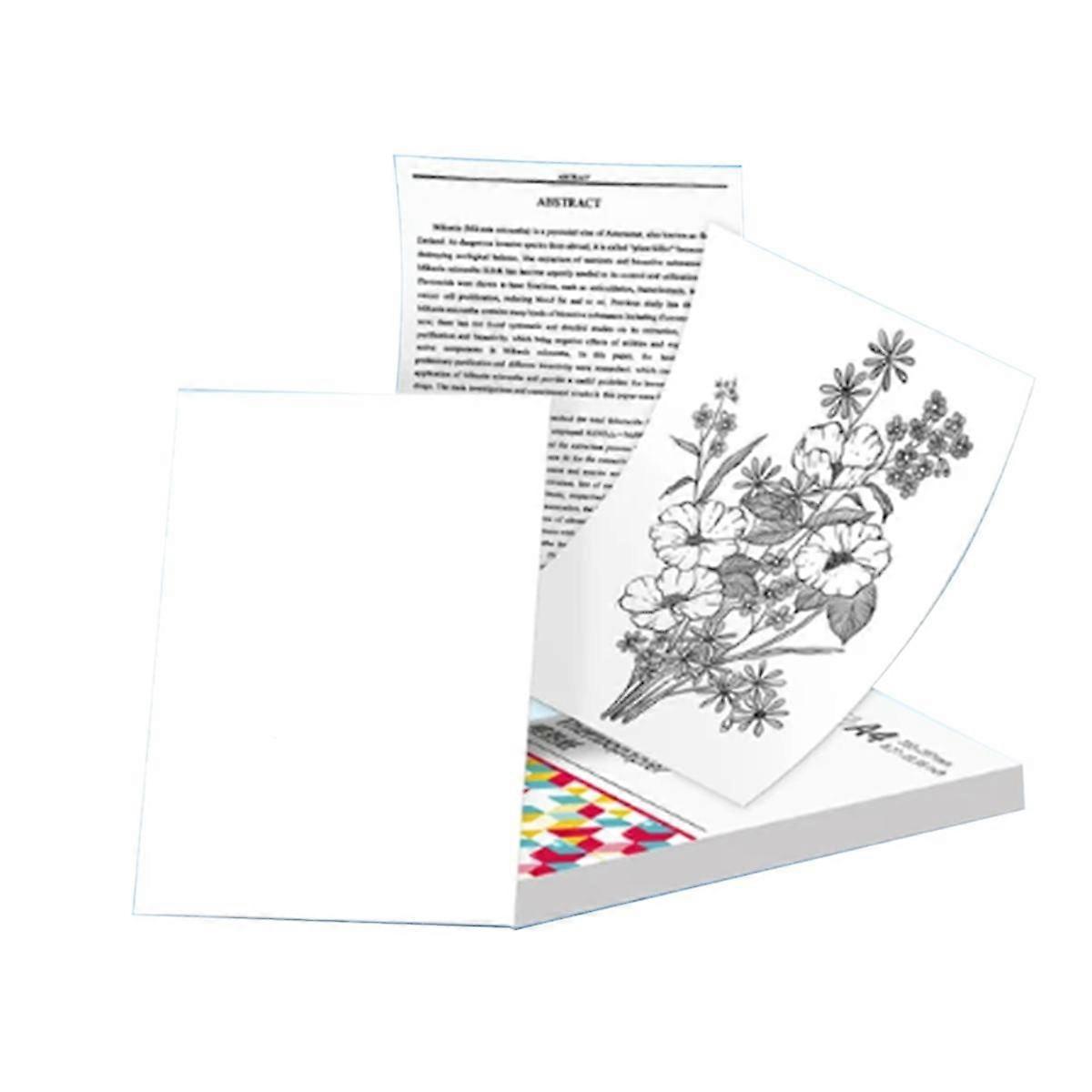 100 Sheets for A4 Thermal Paper M08F Printer Quick-Dry Continuous Thermal Paper Documents Study Notes