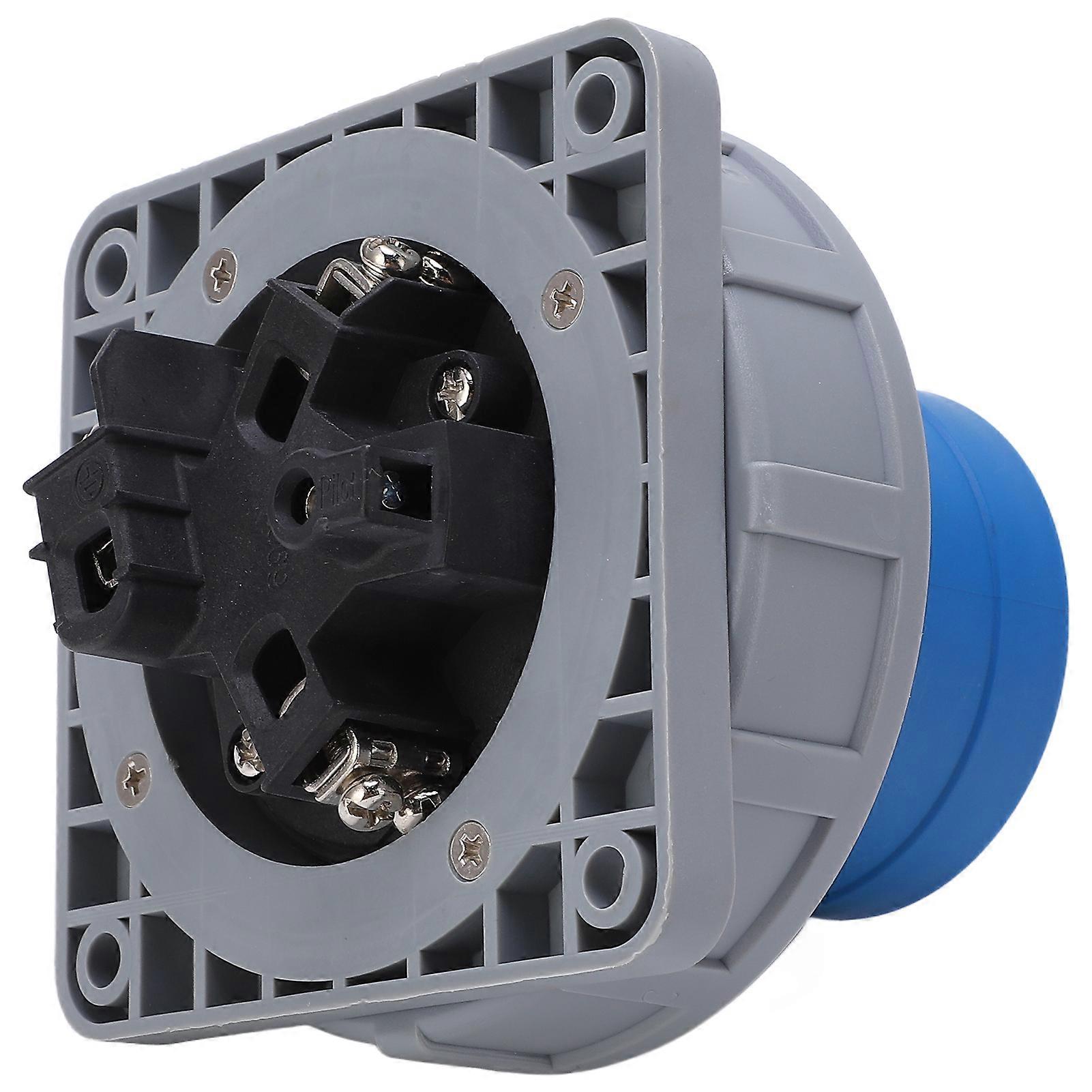 3 دبوس 63A الصناعية التوصيل المقبس IP67 للماء 2P + E 220240V Dusproof للكهرباء المطار