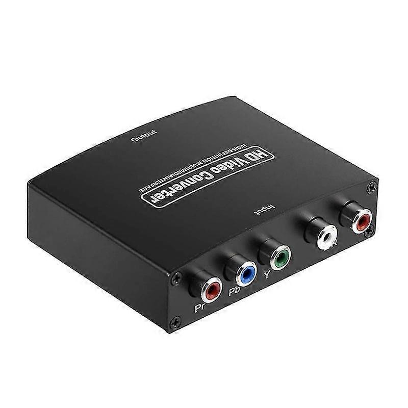 Convertidor de componentes de Ypbpr a HDMI a HDMI compatible con HDMI Convertidor de Ypbpr+L/Raudio a compatible con HDMI