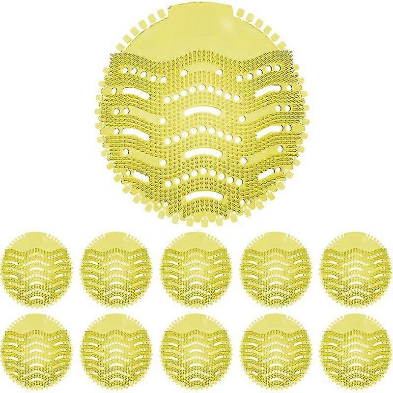 10-pack Urinal Filters, Scented Urinal Deodorant (lemon)