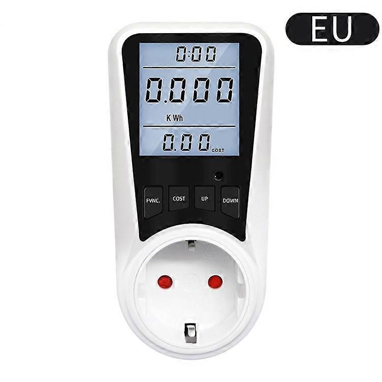 Digital Wattmeter Power Energy Consumption Meter Multifunction LCD Display Voltage Current Electric 