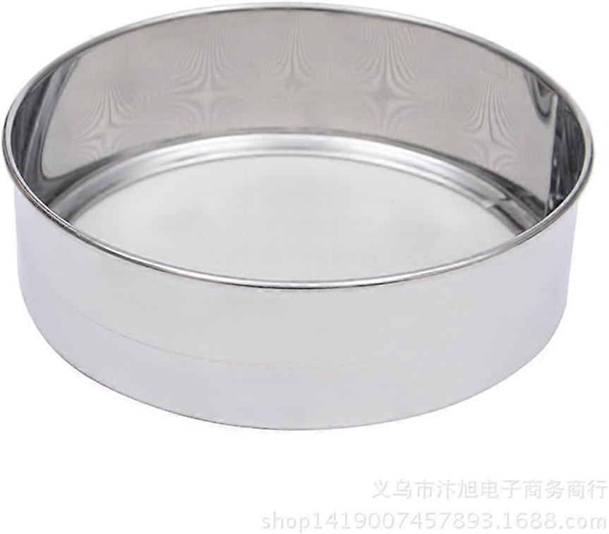 Stainless Steel 60 Fine Mesh Flour Sifter Flour Sieve,Mesh Strainer for Baking & Powdered Sugar,6-In