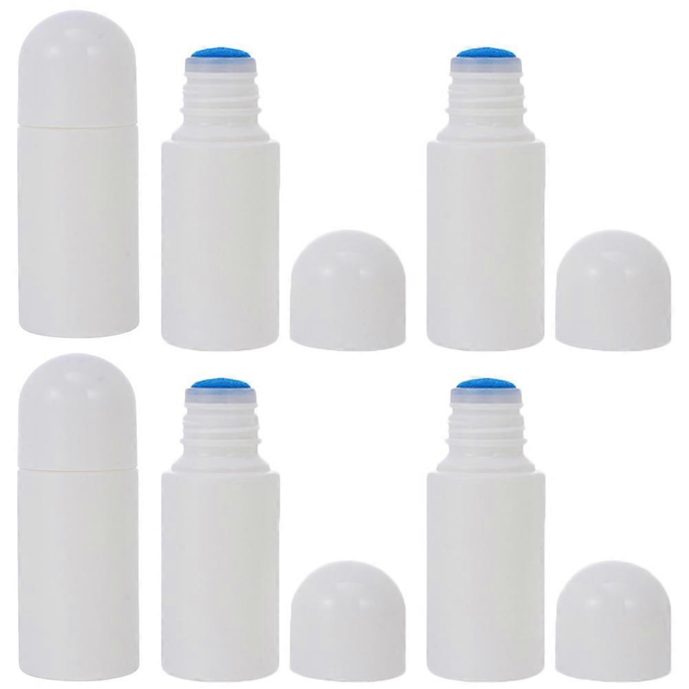 6Pcs Sponge Applicator Bottle Sponge Head Bottle Liniment Bottle Refillable Sponge Head Applicator