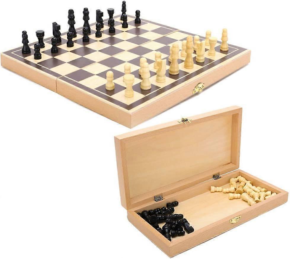 New product,Chess game, chess board wood, chess game wood - 30 x 30 cm