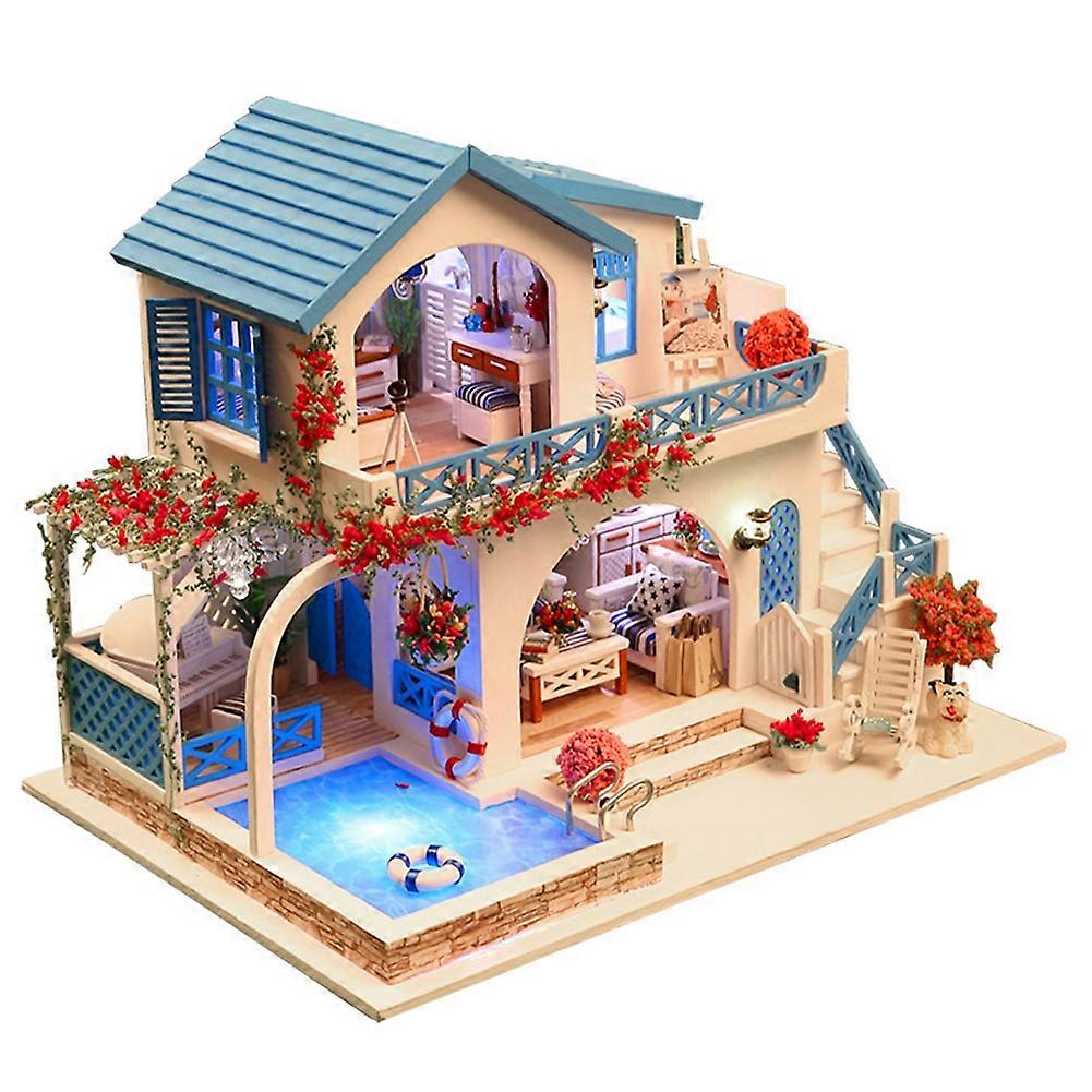 4 Mini-Lebensmittelboxen Für Puppenhaus – Blaue Deko Für 1/6 & 1/12 Maßstab