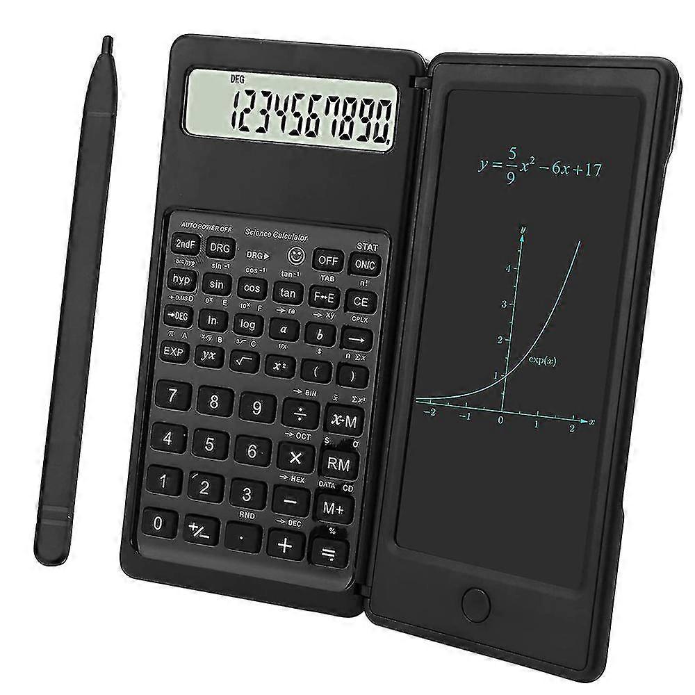 Scientific Calculator 10-digit Lcd Display Engineering Calculator With Writing Tablet For High Scho