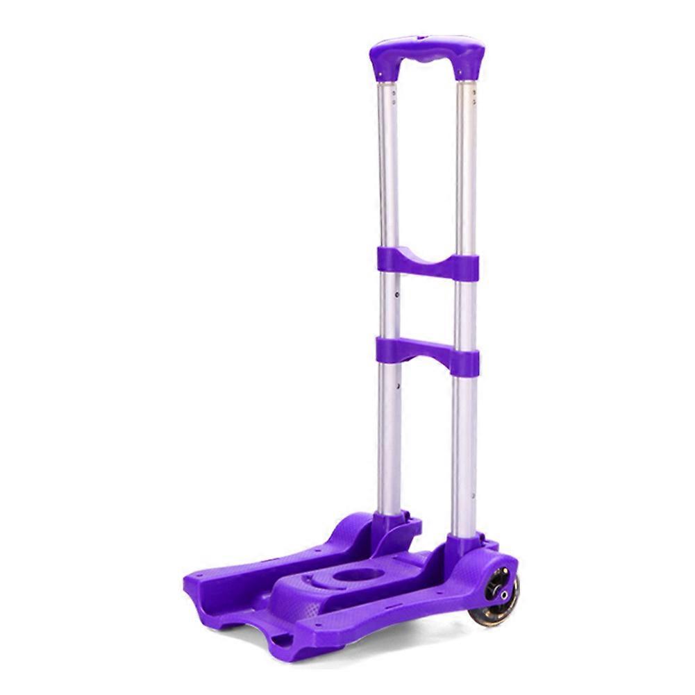 Small Foldable Trolley, Foldable Luggage Trolley, Lightweights Portable Trolley for Mobile Airport