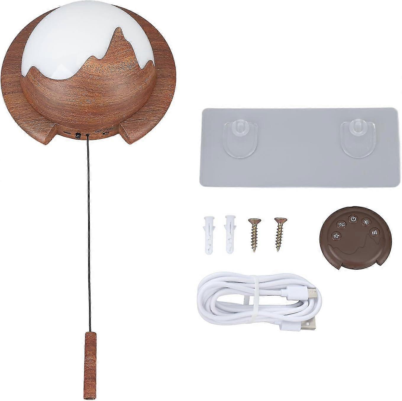 Wall Mounted Essential Oil Diffuser With Night Light Quiet Large Capacity Remote Control Smart Aroma Diffuser For Living Room Bedroom