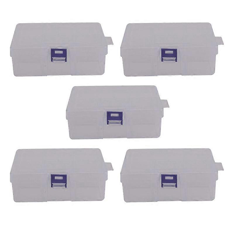 5X 6 Removable Plastic Storage Box Jewelry/Earring/Tools Container Organizer