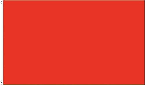 3x5 FT Solid RED Color Blank Plain Flag - (rb)