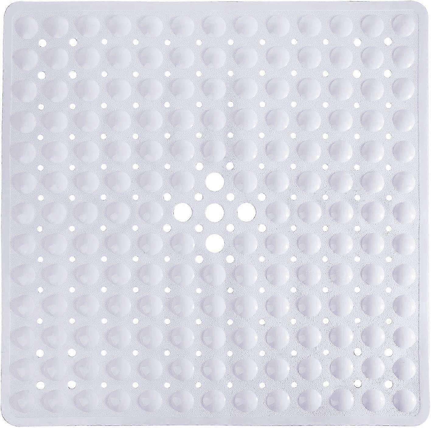 Non-Slip Shower Mat with Suction Cups, Safety Mildew Resistant Bath Mat with Drainage HolesNavy Blue