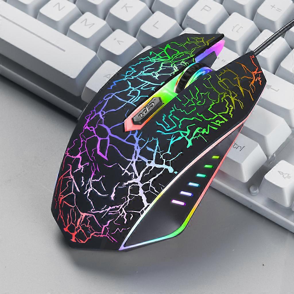 Gaming Mouse Notebook Computer Mouse Mute Usb Wired Professional Mouse Led