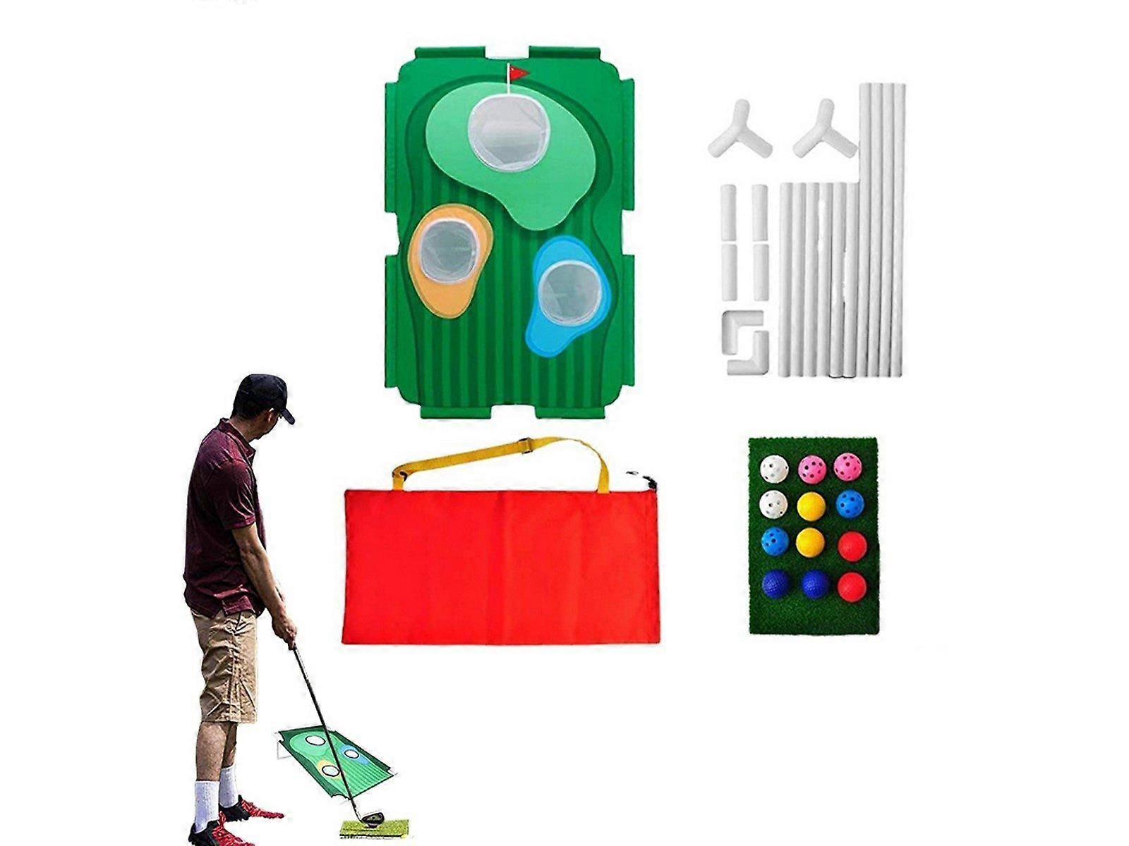 Portable Golf Cornhole Chipping Game Set Golf Training Accessories