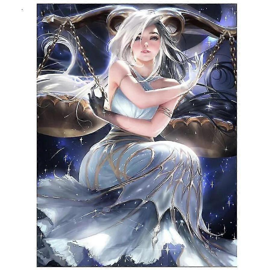 DIY-timanttimaalaus Täysi pyöreä ristipisto Ihmiset Kiinalaiset merkit Skorpioni Timanttikirjonta