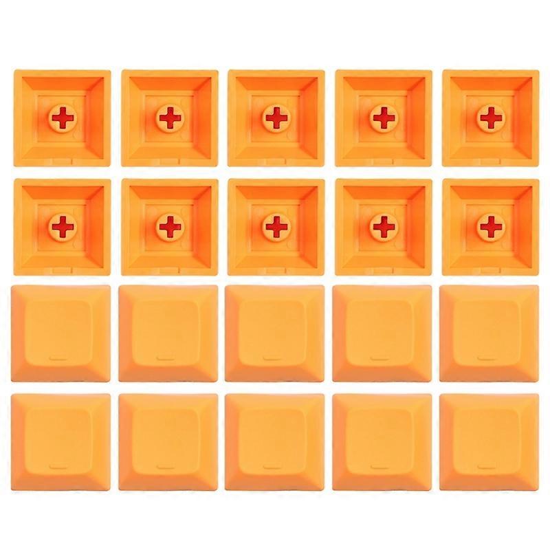 20 Keys PBT Keycap DSA Profile 1U Not Engraving Blank Key Cover Unique Character Key Button for Mechanical Keyboard