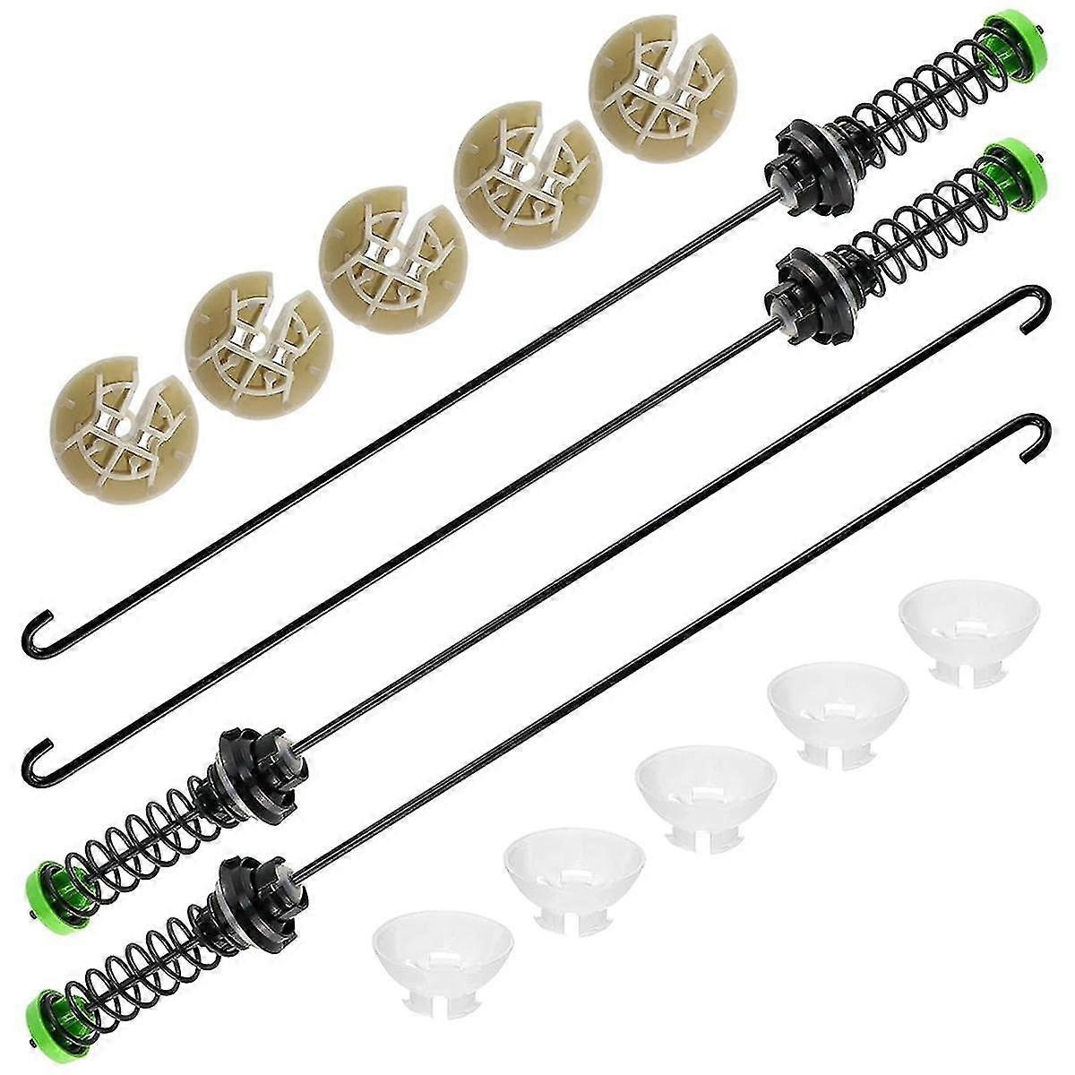 W11130362 4 قطع غسالة تعليق رود كيت ، للغسالات تناسب 11022352510 ، WTW5000DW2 ، MVWC565FW0 ، WTW5000DW0