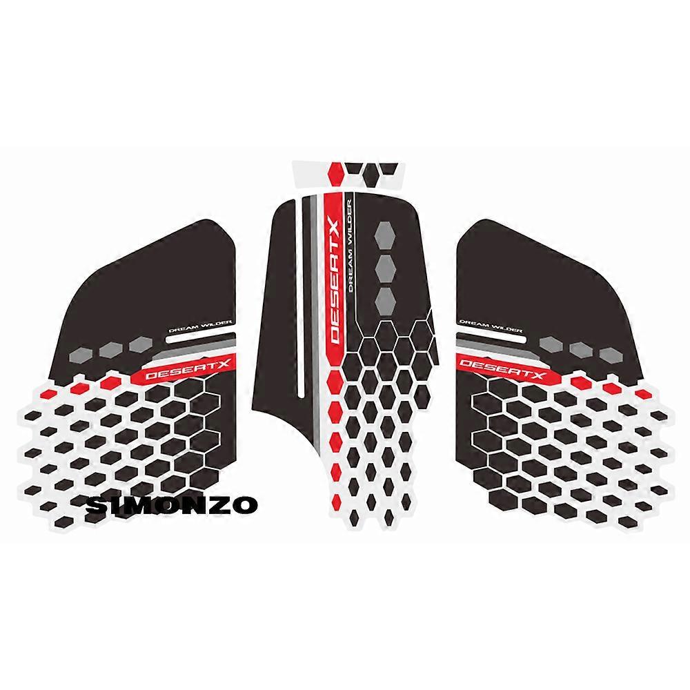Se potrivește cu Desert X Stickers Rezervor de combustibil pentru Ducati DESERT X Accesorii Scratch Decals Protector Rezervor pentru motociclete 2022-2023