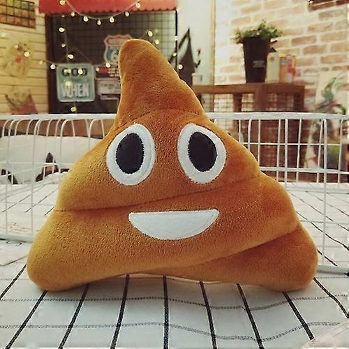 Colorful Poop Plush Throw Pillow Back Pillow