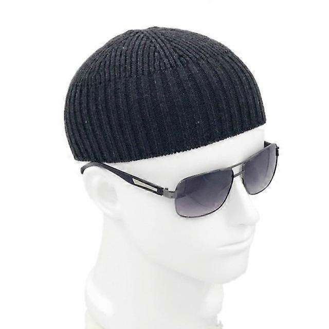 Knitwear hat for men-blue