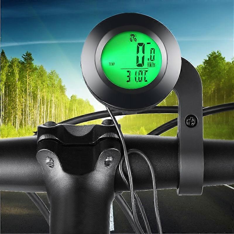 Wired bicycle computer, waterproof wired bicycle computer, three-color backlit speedometer, LCD odometer youxiu