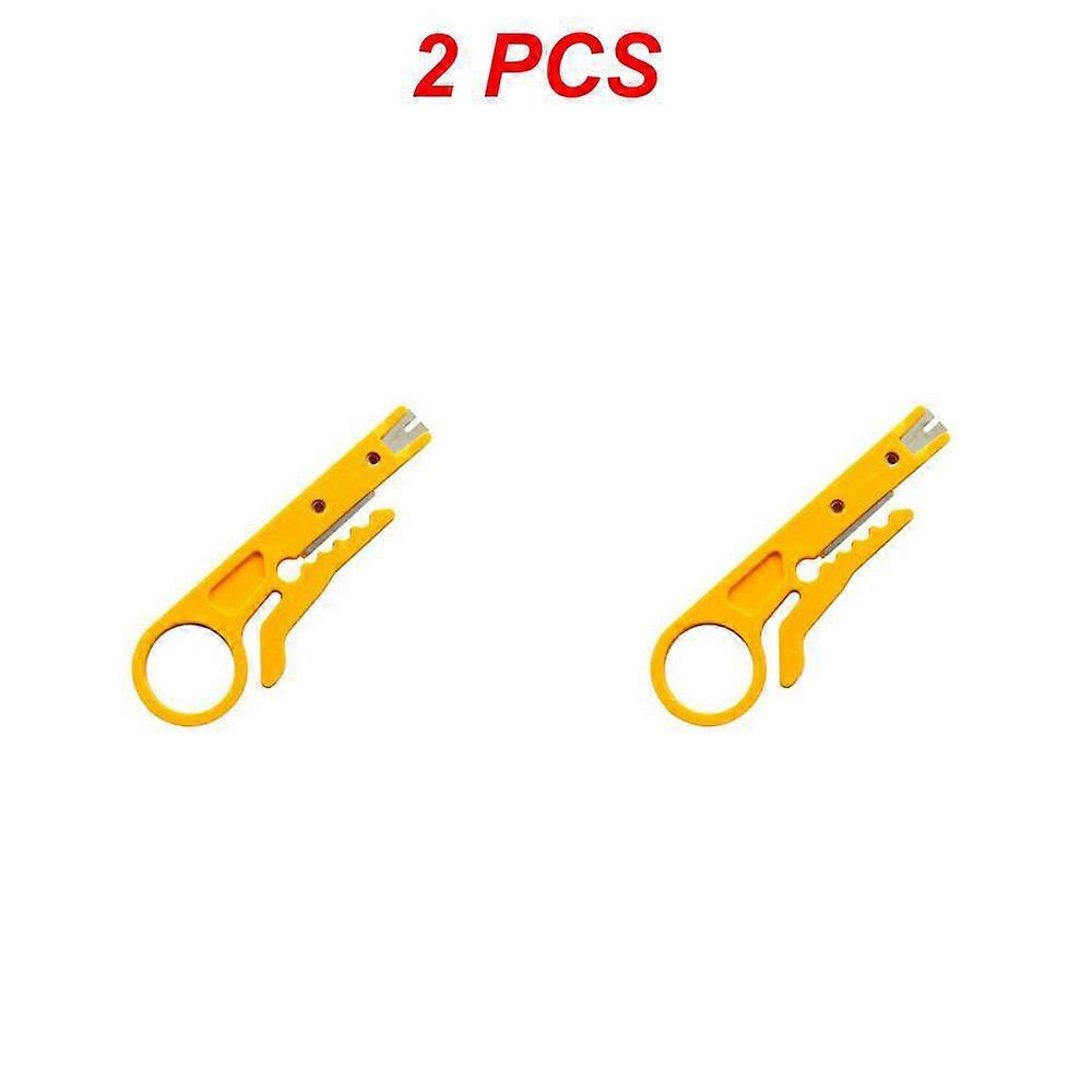 Cable Stripping Wire Cutter Crimping Tool Multi Stripper Knife Crimper Pliers Mini Portable Decrustation Electrical Straight