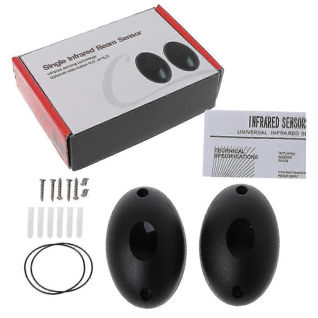 12v Active Photoelectric Single Infrared Beam Sensor Barrier Detector For Gate