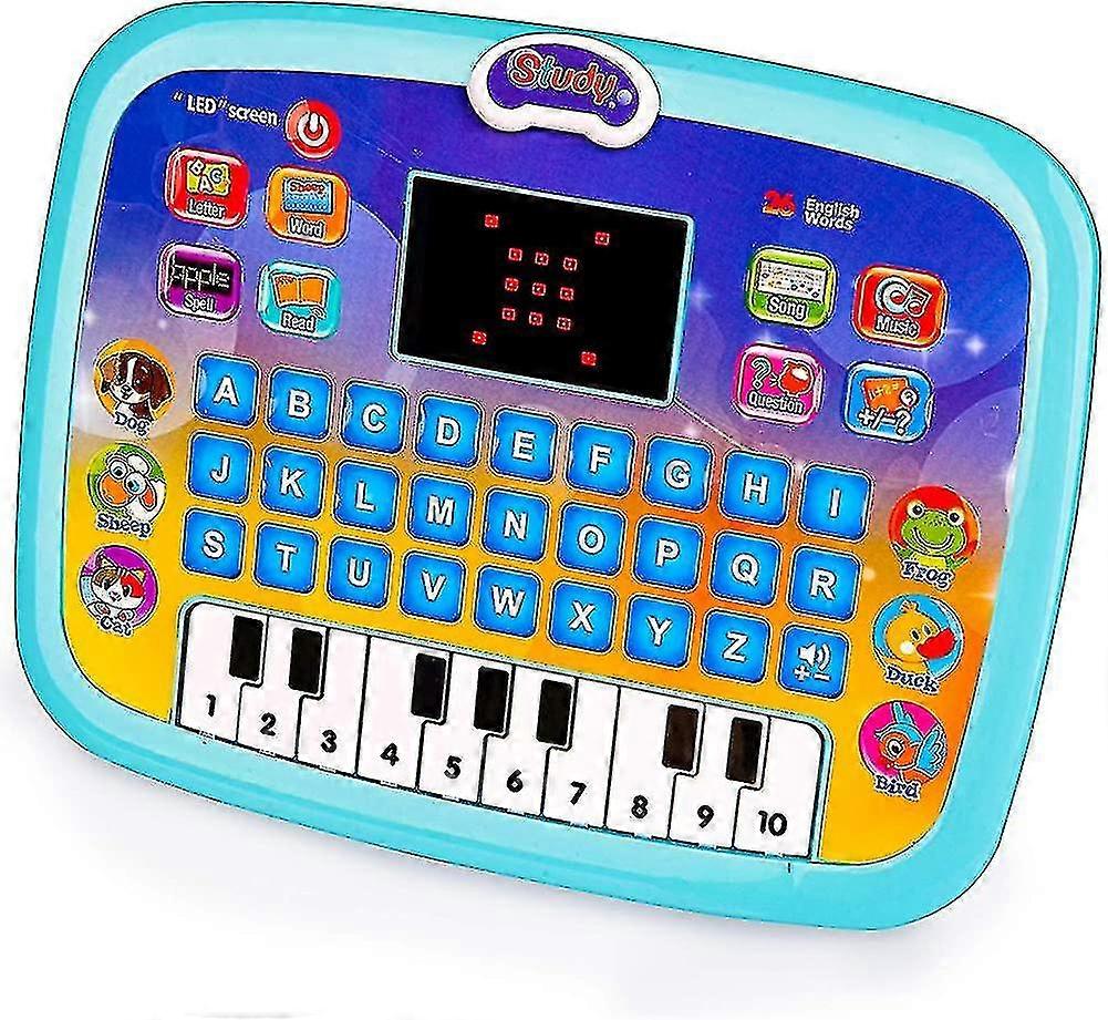 Educational Tablet Toy For Kids To Learn Music, Alphabet, Animals, Arithmetic