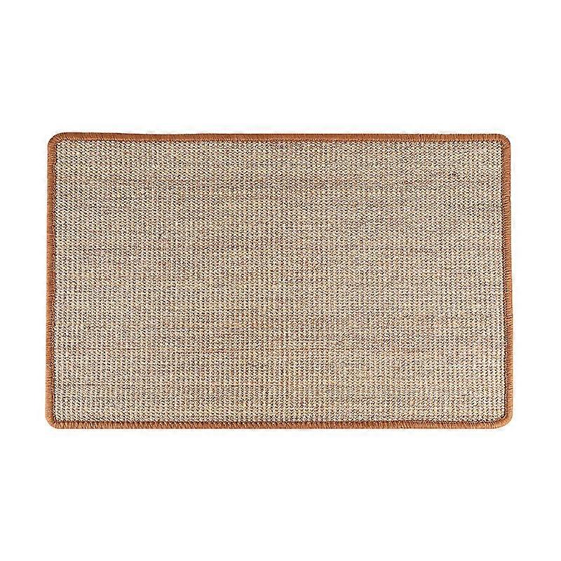 1for Cat scratching mat, 40*60cm cm, natural sisal, horizontal scratching mat, cat floor mat, protect carpets and sofas