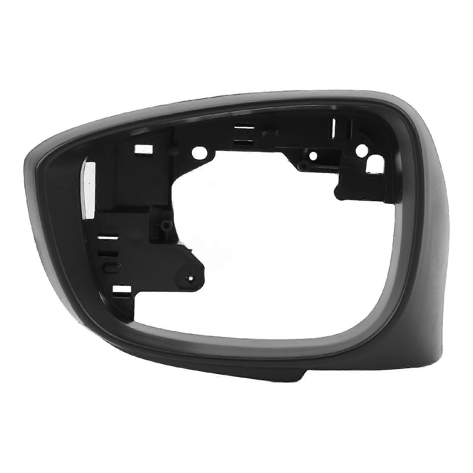 Side Mirror Cover Frame Black Decorative Door Side Wing Rearview Mirror Frame Replacement for Mazda CX3 CX5 Left