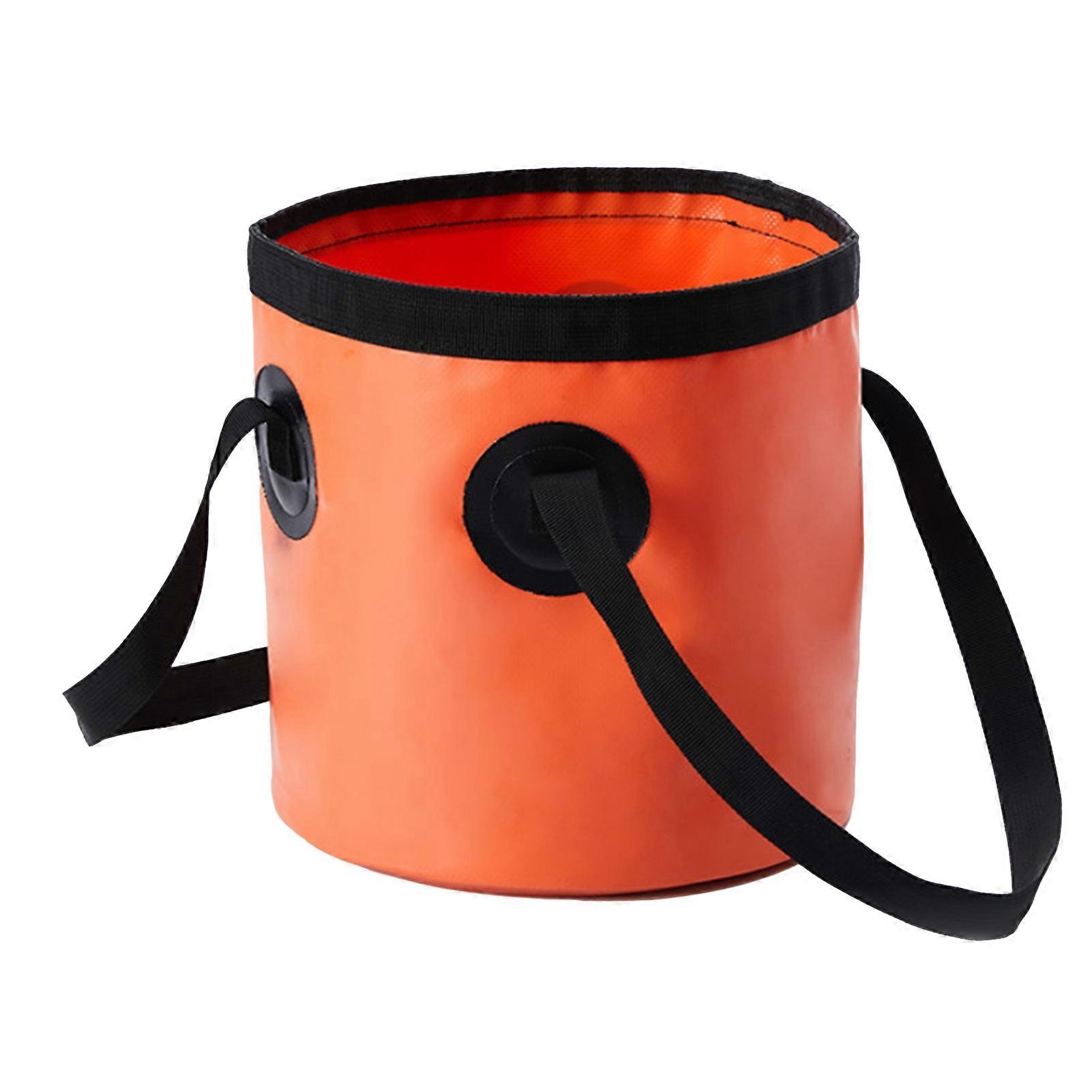 Kaesi 10L/20L Bucket Folding Waterproof PU Camping Water Storage Container for Travel